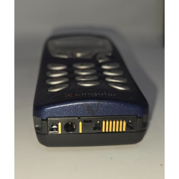 Nokia 6010 Cellphone Lot 2 Phones Cingular Wireless Navy Blue Bundle Sleeve - Picture 14 of 16